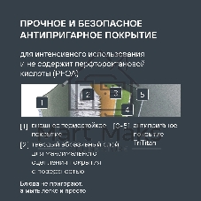 Сковорода Rondell Walzer RDA-767, 24см, без крышки, черный