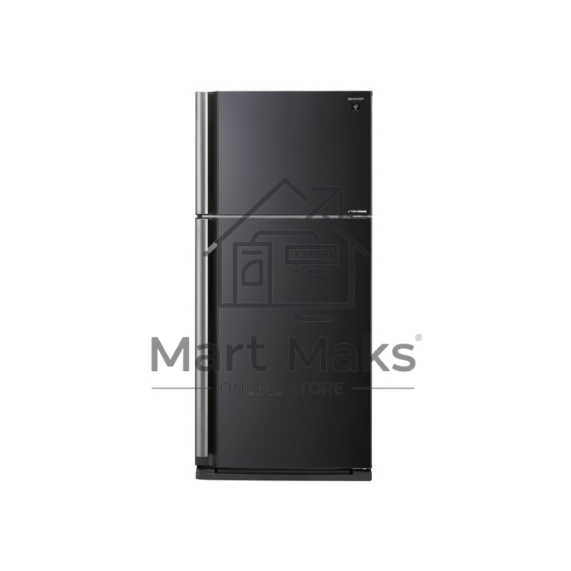 Холодильник Sharp SJ-XE59PMBK черный двухкамерный 430/148 л морозилка сверху