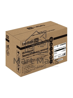 Источник бесперебойного питания ExeGate SpecialPro Smart LLB-900.LCD.AVR.1SH.2C13 900VA/500W, LCD, AVR, 1*Schuko+2*C13, металлический корпус, черный