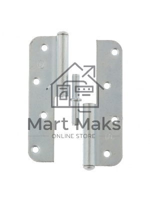 Петля накладная ПН1-130 левая, цинк, 4шт. (Металлист) Россия