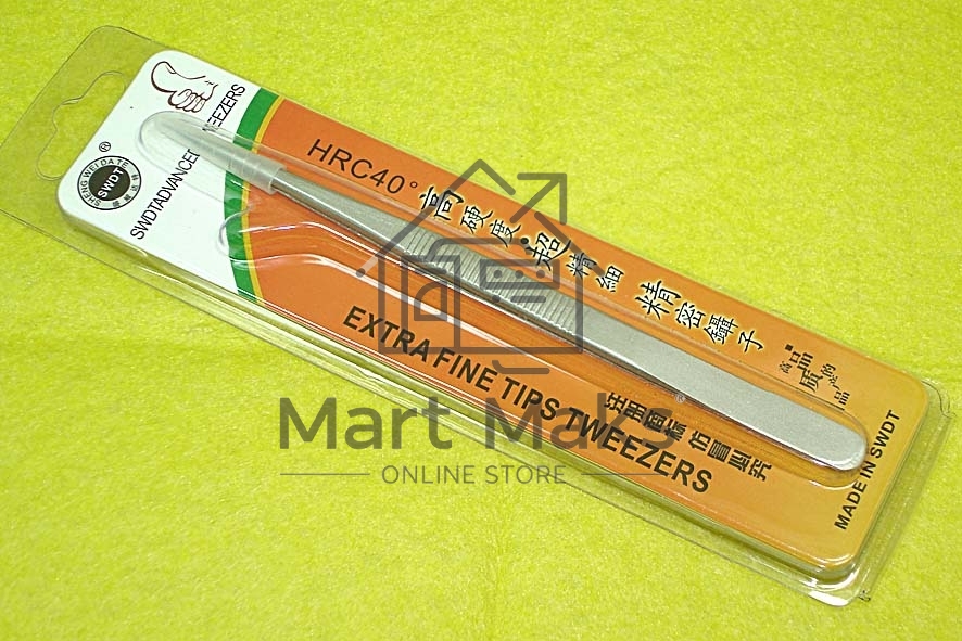 Пинцет SWDT антимагнитный, прямой, 140мм