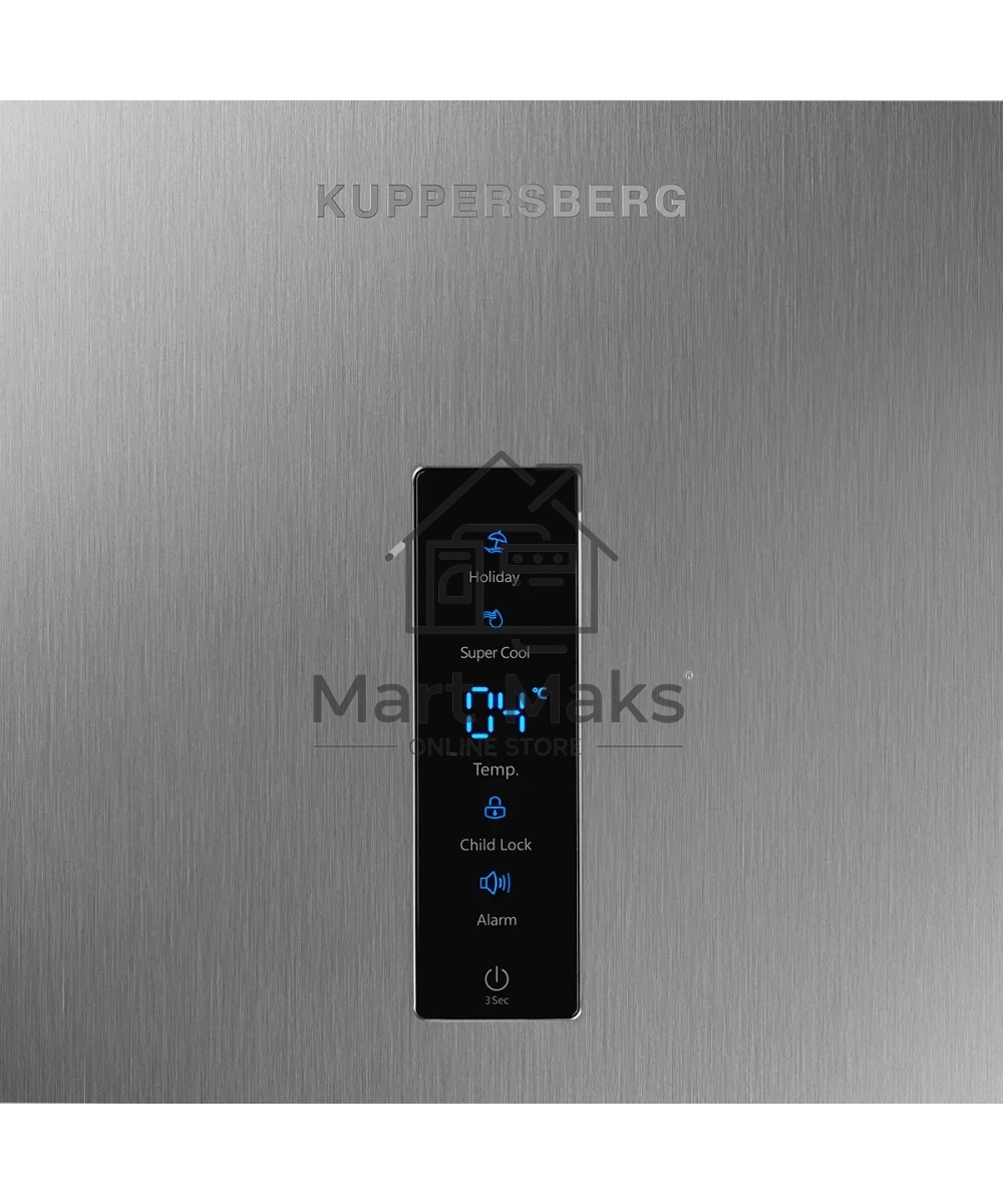 Холодильник Kuppersberg NRS 188 X нержавеющая сталь однокамерный 355л, No Frost