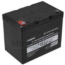 Аккумуляторная батарея ExeGate DT 1275 (12V 75Ah, под болт М6)