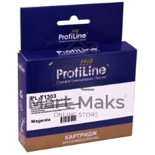 Картридж струйный ProfiLine PL-T1303 для принтеров Epson Stylus SX525WD/SX535WD/SX620/Office B42WD/BX525/BX535/BX625FWD/BX635FWD/BX925/BX935/WorkForce 525/630/3010/3520DWF/3530/3540/7015/7515/7525 с чернилами Magenta 10,1 мл
