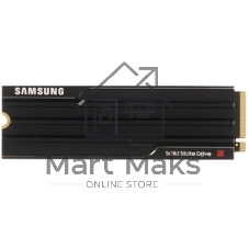 Накопитель SSD 1Tb Samsung 9100 PRO, M.2, PCI-E 5.0 x4, TLC 3D NAND R/W - 14800/13400 Mb/s с радиатором