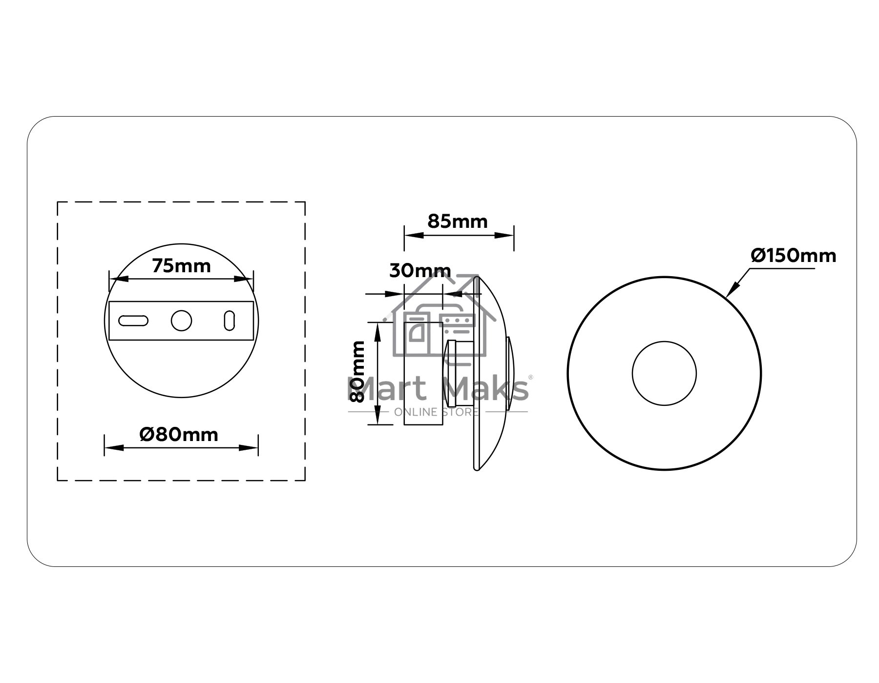 Светильник Ambrella light LH31035 BS/TI латунь/янтарь 6W 3000K 150*150*85