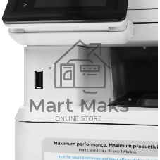 МФУ лазерное HP LaserJet Pro 4103dw (2Z627A), A4, ч/б, печ. до 40 стр/мин., скан. до 29 стр/мин. (ч/б) 20 стр/мин. (цвет), 1200 x 1200 dpi, USB, RJ-45, Wi-Fi, Air Print, Mopria