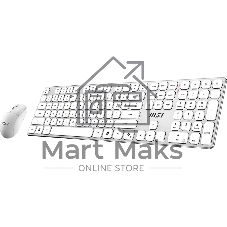 Комплект клавиатура и мышь MSI FORGE K210 W COMBO WHITE RU