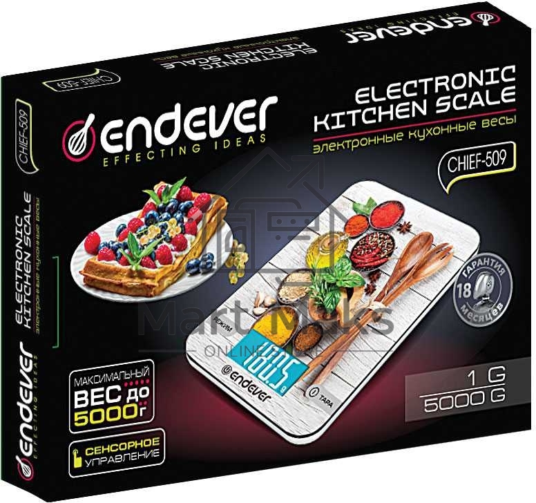 Весы кухонные Endever Chief 509