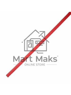 Термоусаживаемая трубка клеевая Rexant 18,0/6,0 мм, красная, упаковка 10 шт. по 1 м