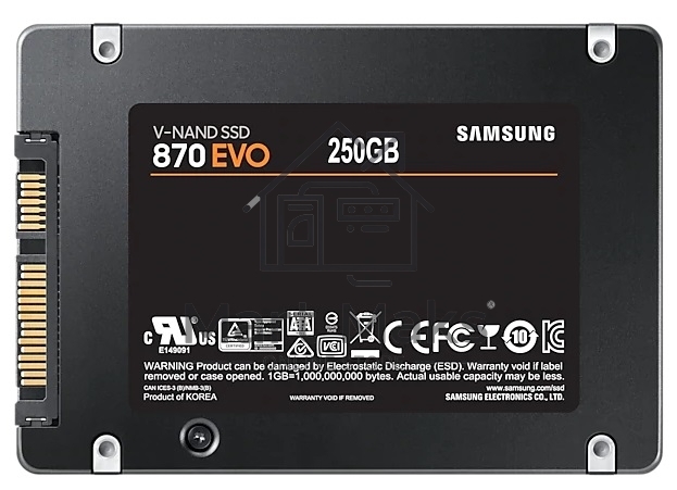 Накопитель SSD Samsung 870 EVO, 1TB, SATA III, 2.5