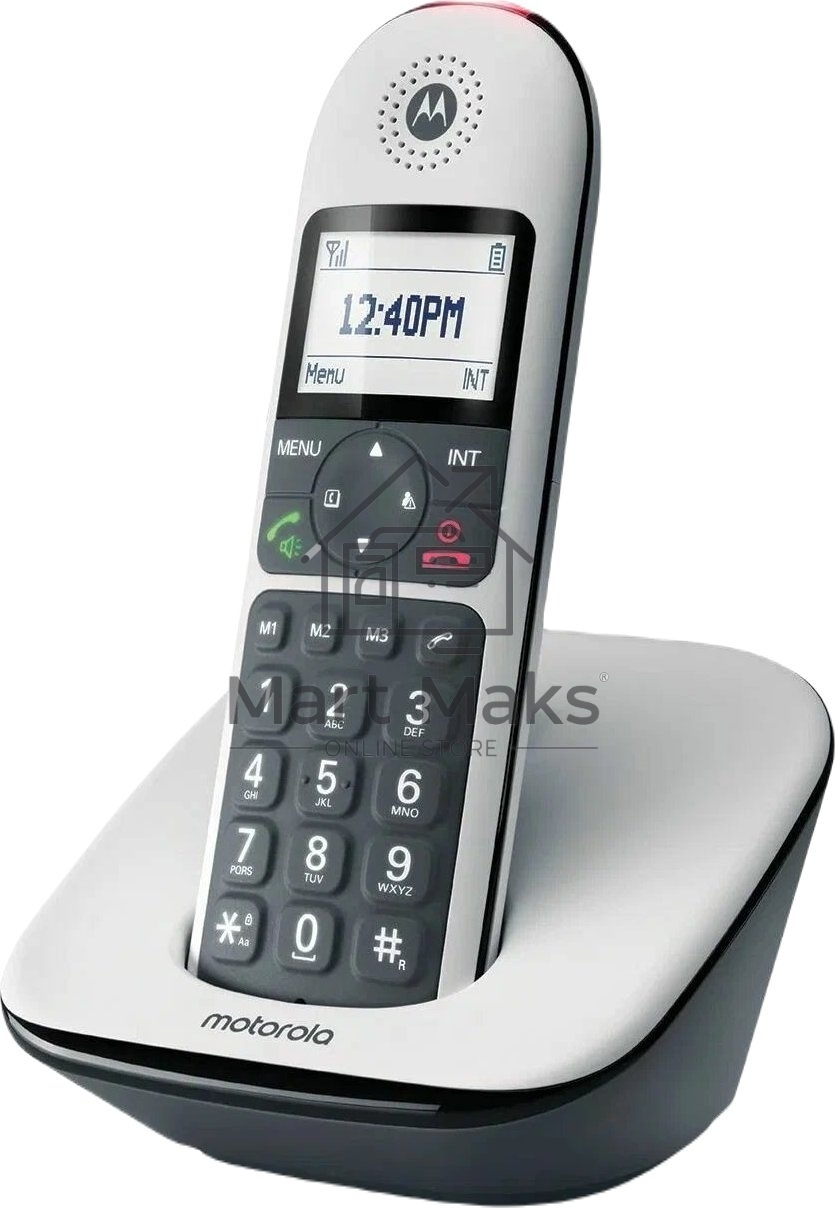 Радиотелефон Dect Motorola CD5001 черный/белый
