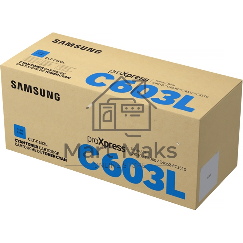 Картридж лазерный Samsung SL-C4010 голубой CLT-C603L/SEE 10K