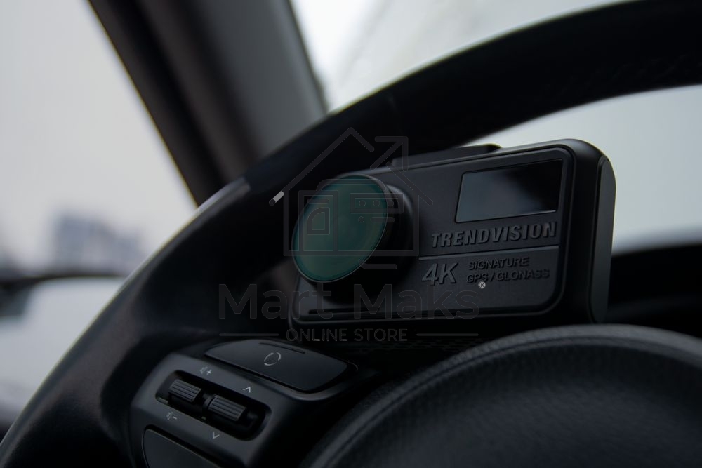 Видеорегистратор с радар-детектором TrendVision Hybrid Signature Real 4K Max GPS ГЛОНАСС черный