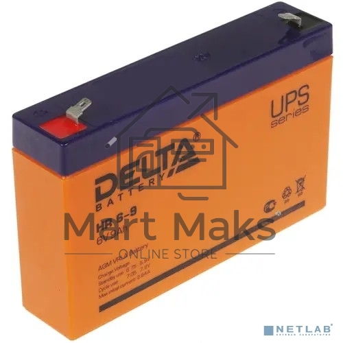 Батарея Delta HR 6-9 (634W) (6V, 9Ah)