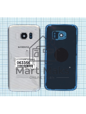 Задняя крышка для Samsung G930F Galaxy S7 серебристая