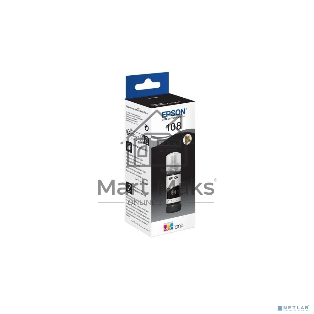 Контейнер с черными чернилами EPSON C13T09C14A