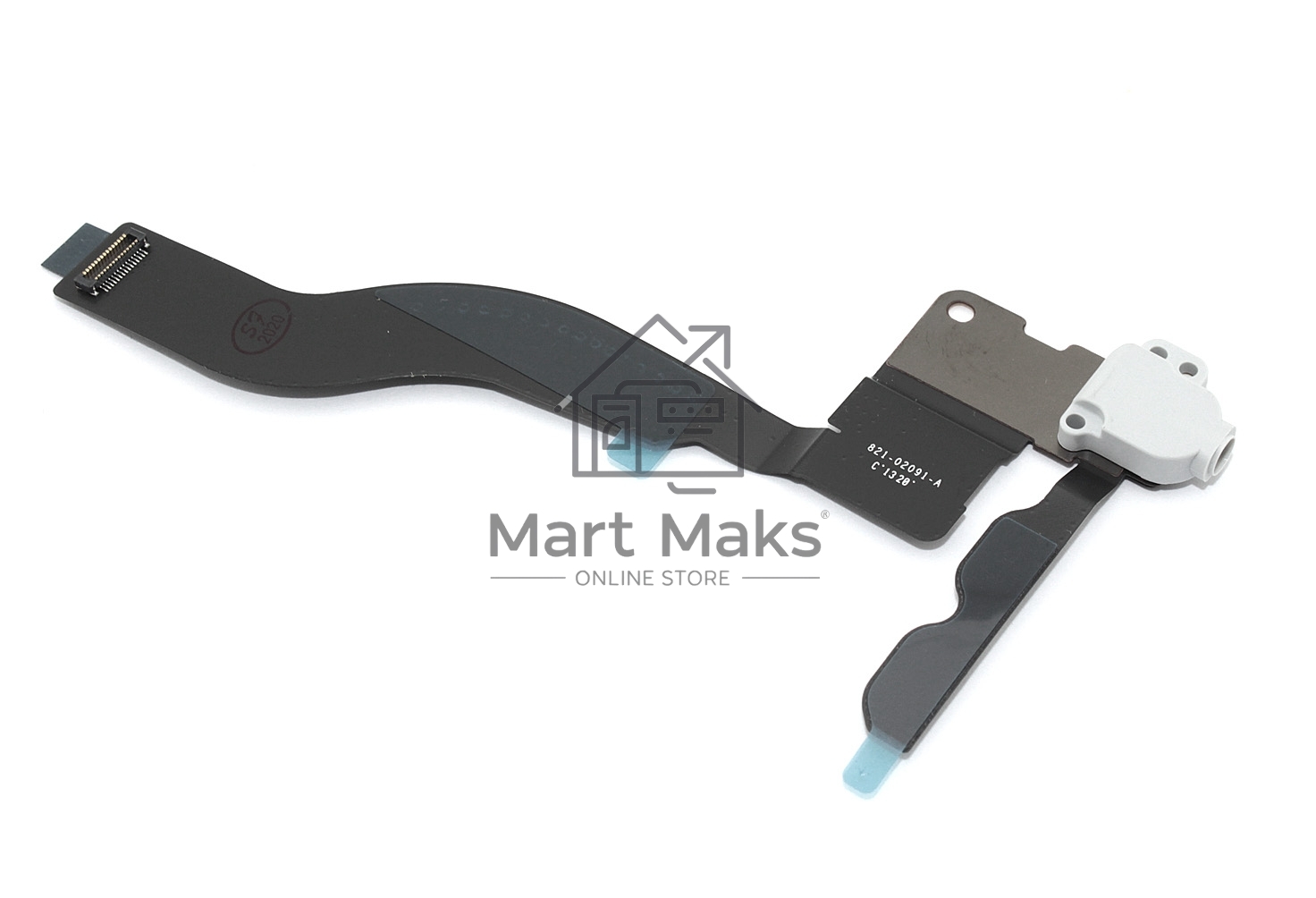 Шлейф с аудио разъемом и микрофоном MacBook Pro 13 Retina A2159 Silver Early 2019 (821-02091)