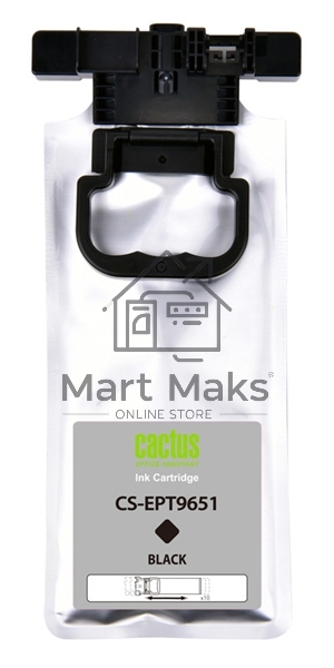 Картридж струйный Cactus CS-EPT9651 черный (187мл) для Epson WorkForce Pro WF-M5299DW/M5799DWF