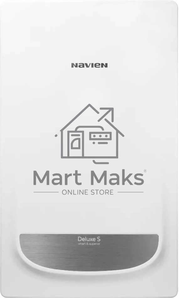 Котёл газовый камера закрытая Navien Deluxe S-40k, 2-ух контр, 40 квт, коаксиальный