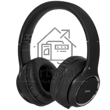 Беспроводные/проводные наушники Hoco W28 JOURNEY черный, накладные, Bluetooth + проводной, складная конструкция, до 10 ч.