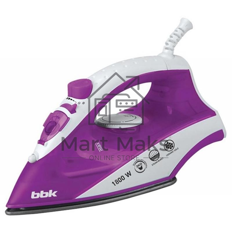 Утюг BBK ISE-1802 фиолетовый