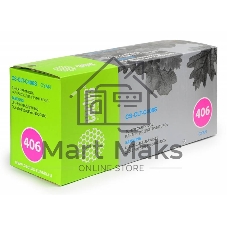 Картридж лазерный Cactus CS-CLT-C406S cyan голубой (1000 стр.) для Samsung CLP-360/365/CLX-3300/3305