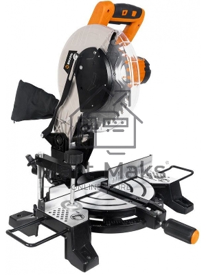 Торцовочная пила ВИХРЬ ПТ-255Л 1700 Вт, 220 В, 5000 об/мин, диск 255х30 мм, пропил 90х130 мм