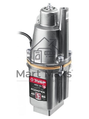Насос вибрационный ЗУБР Родничок-В, 40 м провод, с верхним забором воды