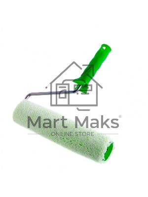 Валик Сибртех Работы с древесиной, 250 мм, ворс 12 мм, D - 48 мм, D ручки - 8 мм, микроволокно