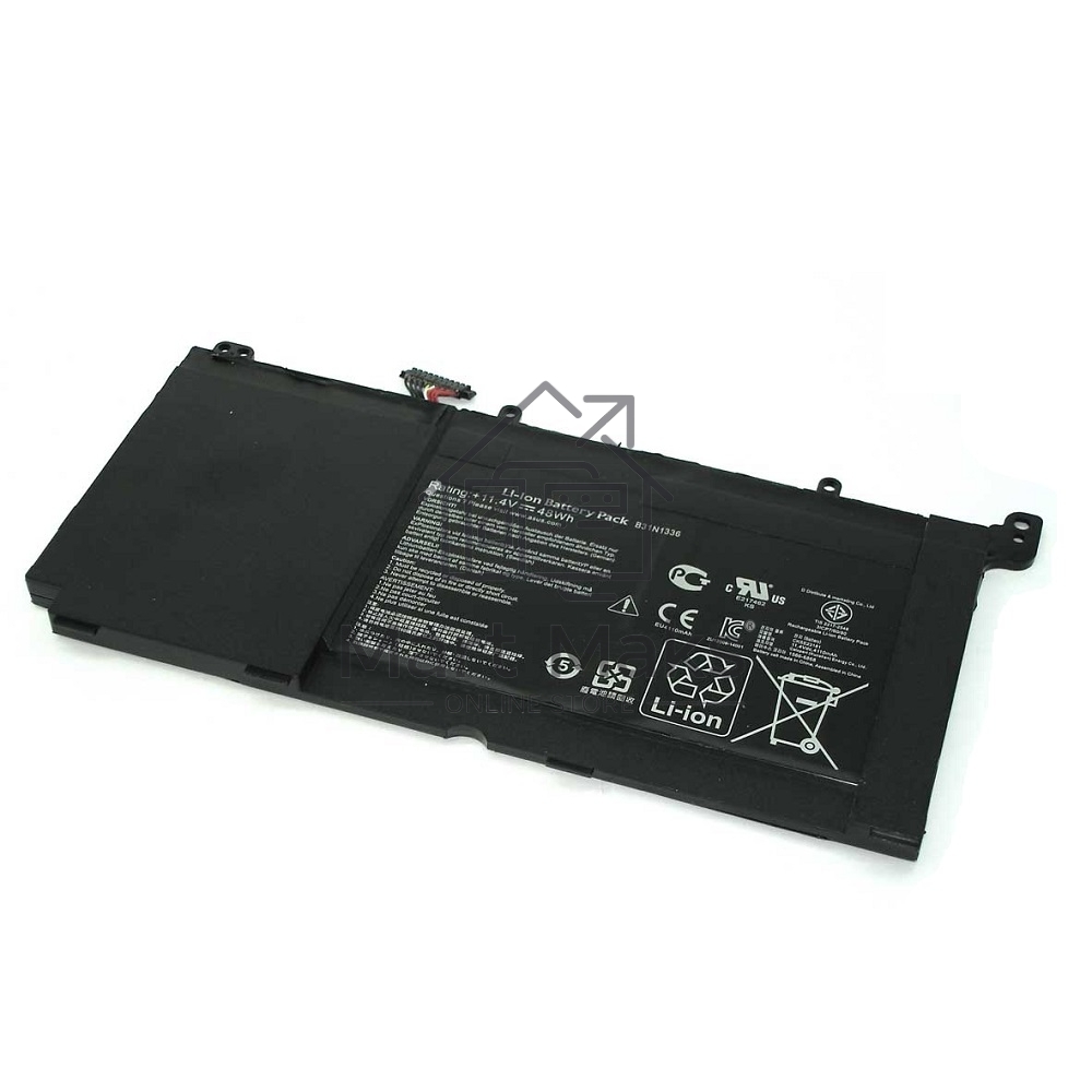 Аккумуляторная батарея для ноутбука Asus VivoBook V551LB 11.4V 48Wh