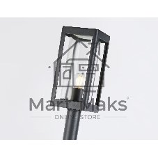 Светильник Ambrella light ST2422 GR/CL серый/прозрачный IP54 E27 max 40W 110*110*1000