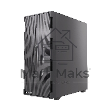 Корпус HSPD M550, Mesh Mid Tower, Black, TG, 0.45 SPCC, no fans ATX, mATX, mITX 160/340/200mm 2x2.5