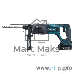 Перфоратор Makita DHR241Z аккумуляторный SDS+ [DHR241Z  18В,Li-ion,3реж,1.9Дж,0-4000у\м,3.5кг,кор,б\акк и з\у,совместим с 4 Ач Li-ion