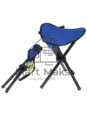 Стульчик складной Ecos DW-1001C треугольный (синий)