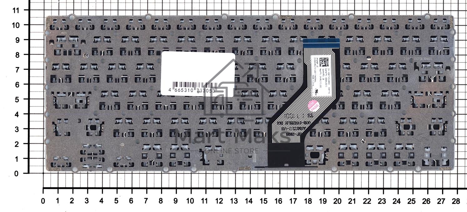 Клавиатура для ноутбука Asus NovaGo TP370QL черная