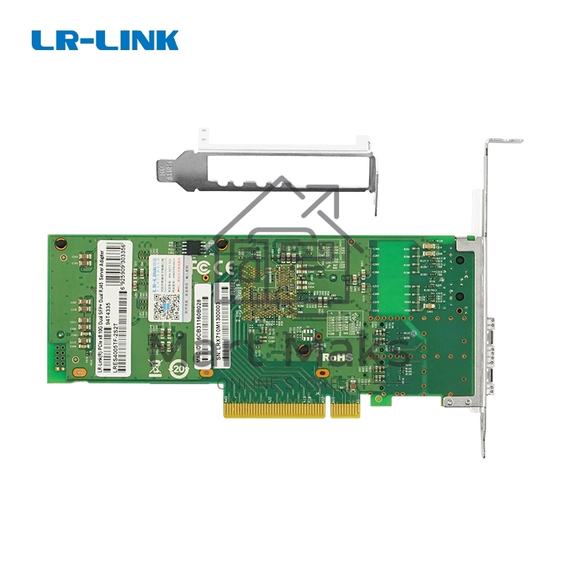 Сетевая карта PCIe x8 10G 4-port SFP+ & Copper Hybrid Ethernet Network Adapter (Intel X710)
