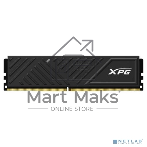 Оперативная память XPG Gammix D35, DDR4, 16GB (1x16GB), 3200MHz, CL16, DIMM, с радиатором, черный