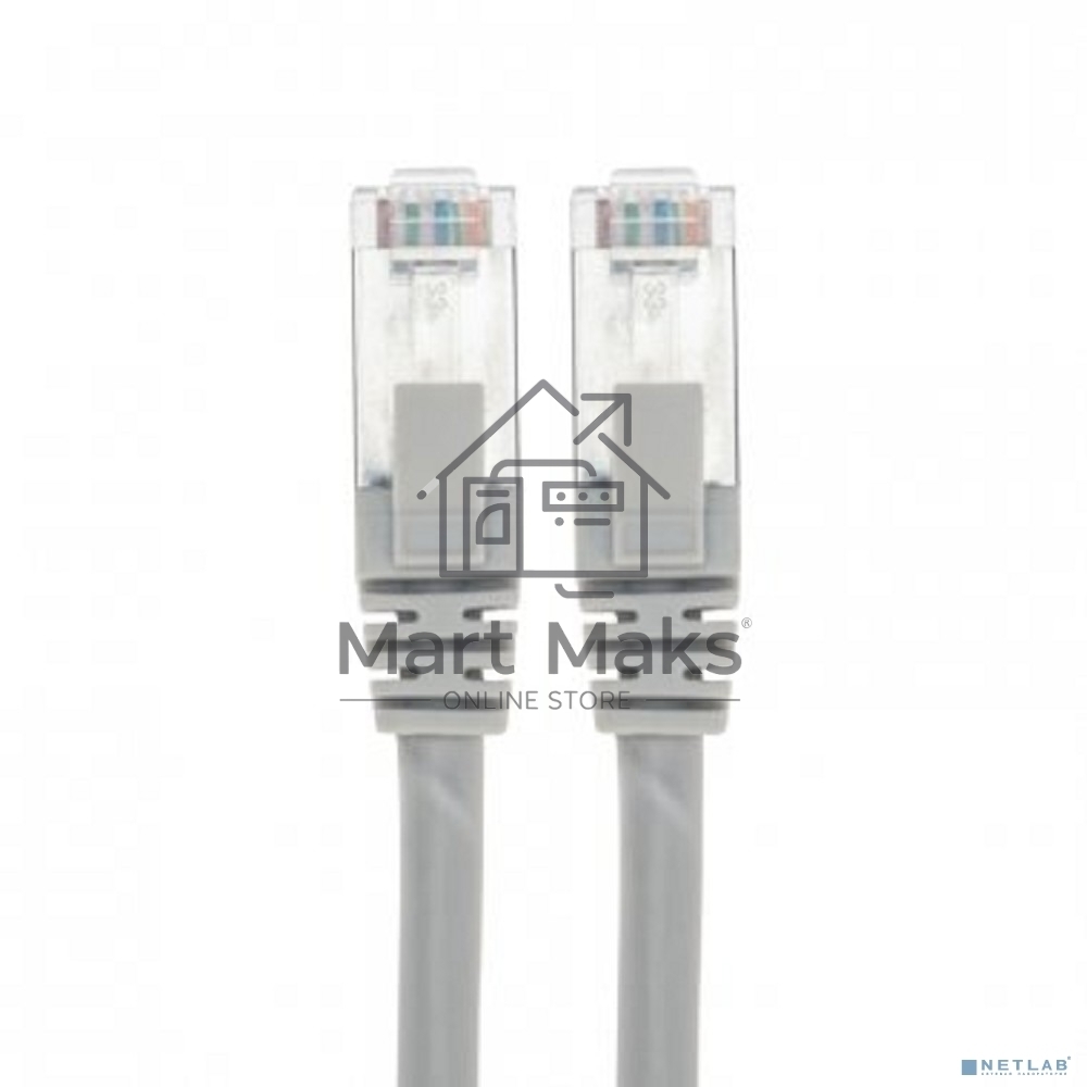 Патч-корд F/UTP Rexant cat.5e, RJ45-RJ45, 26AWG, ZH нг(А)-HF, серый, 0,5 м