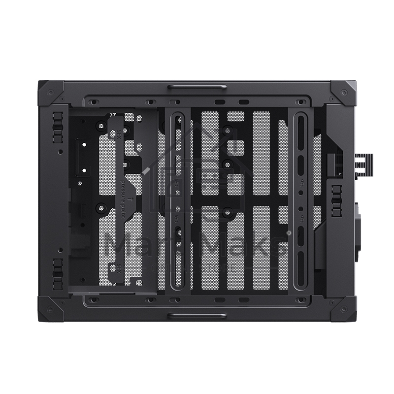 Компьютерный корпус JONSBO C6-ITX Black ITX без БП, боковая панель из закаленного стекла, mini-ITX, черный