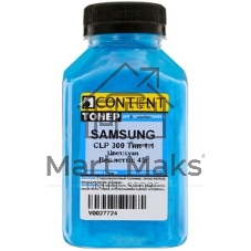 Тонер Samsung CLP 300 (Content) Тип 1.1, M, 45 г, банка