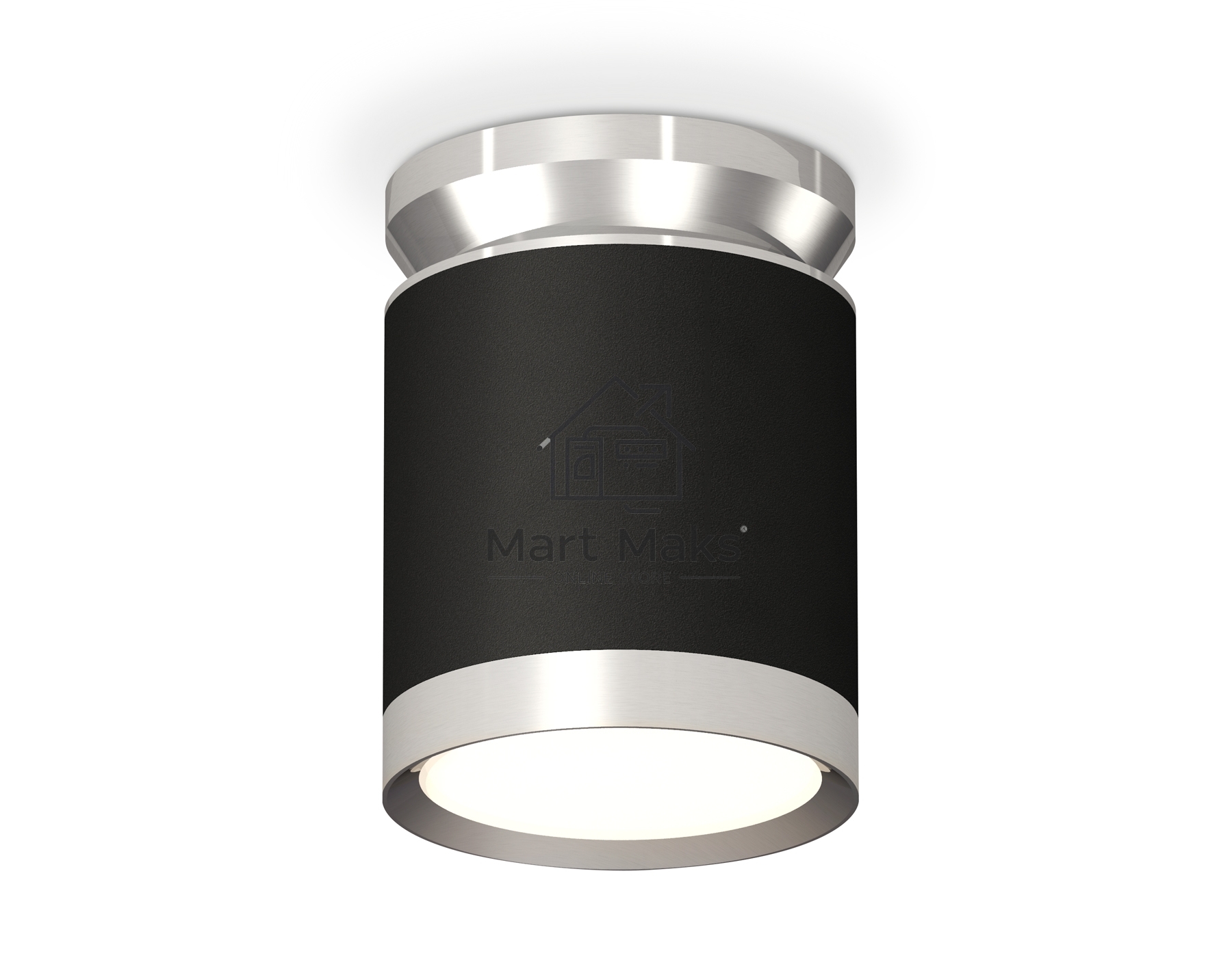 Светильник Ambrella Light XS8142025 SBK/PSL черный песок/серебро полированное GX53 (N8904, C8142, N8118)
