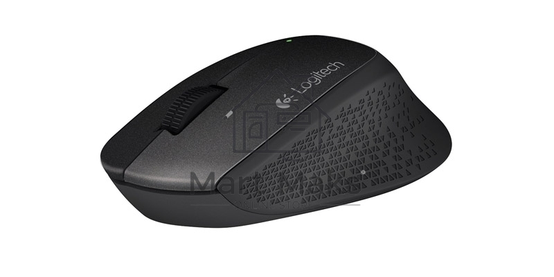 Мышь беспроводная Logitech M280 черный, 1000 dpi, радиоканал, USB, кнопки - 3