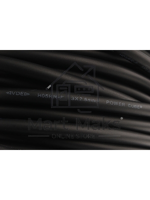 Удл. на мет. катушке “Power Cube” IP44 16А 50м резина 3*2,5мм2 4 роз. с/з