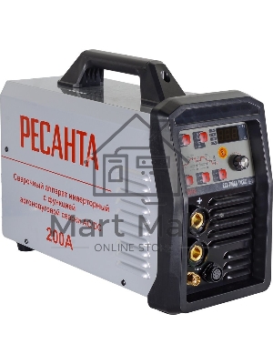 Сварочный аппарат Ресанта САИ-200АД (АС/DC) инвертор ММА DC/TIG