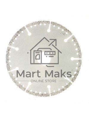 Диск алмазный Matrix отрезной Мультирез ф125 х 22,2мм, сухой/мокрый рез, PRO