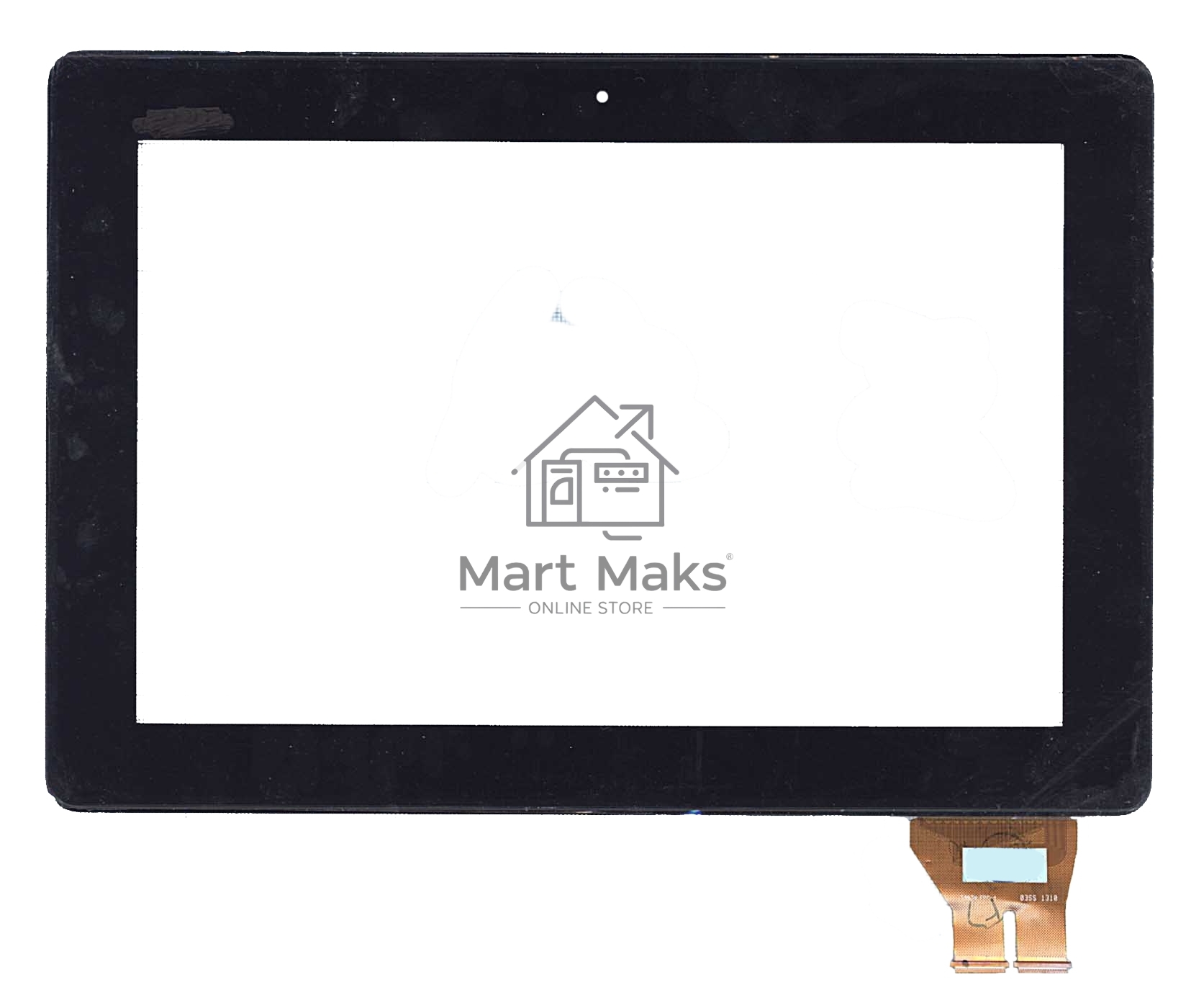 Сенсорное стекло (тачскрин) для Asus PadFone 3 A80 5363N FPC-1, черное с рамкой