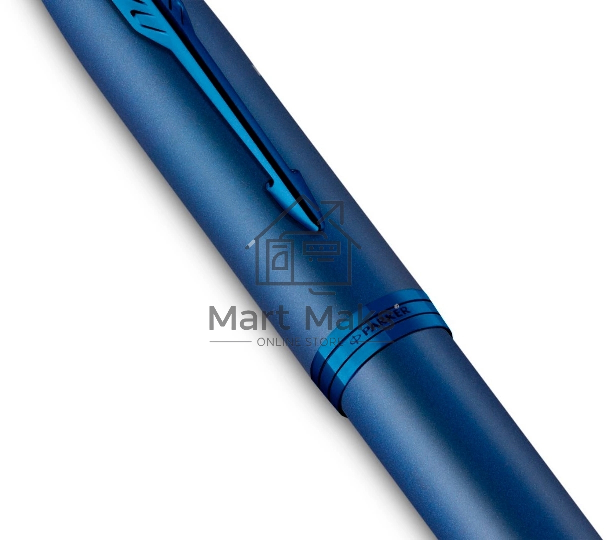 Ручка перьевая Parker IM Monochrome F328 (2172963) Blue PVD F сталь нержавеющая, подарочная коробка