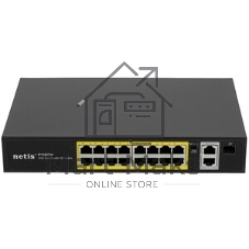 Коммутатор Netis 16PORT 10/100M 16POE+2XGE+SFP P116GH