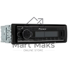 Автомагнитола Pioneer MVH-S520BT, 1 DIN, Bluetooth, USB Type-A, AUX, пульт ДУ, съёмная панель